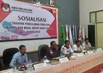 KPU Bursel Plenokan Jumlah Minimun Calon Independen Pilkada 2020.