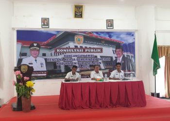 Pemkab Bursel Gelar Konsultasi Publik Rancangan Awal RKPD 2021