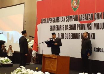 Kasrul Selang Resmi Jabat Sekda Maluku