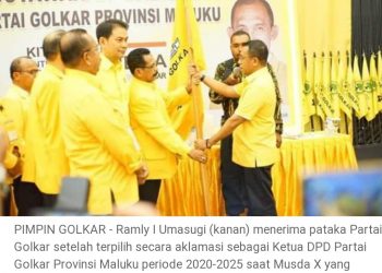 Bupati Buru, Ramli I. Umasugi Nahkodai Golkar Maluku