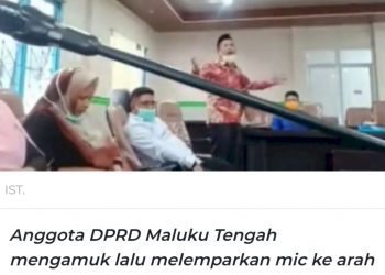 Anggota DPRD PKB Malteng Ngamuk Banting Kursi Saat Rapat Corona