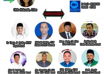 Tangkal Korona,GMF Lakukan Teleconference Dengan Bupati Bursel dan Sejumlah Tokoh Pemuda Bursel