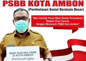 Gubernur Maluku Ajak Warga Dukung PSBB Ambon