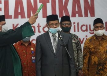 Jamaludin Bugis Resmi Jabat Kakanwil Kemenang Maluku, Ini Program Prioritasnya