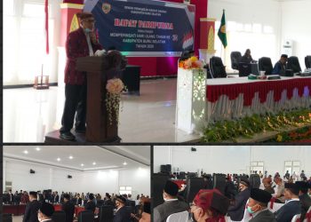 DPRD Gelar Paripurna HUT Kabupaten Bursel Ke- 12