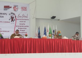 Ditengah Pandemi Covid-19, KPU Bursel Sosialiasi PKPU Nomor 6 Tahun 2020 Ini Pesannya