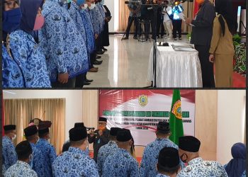 Perubahan Nomenklatur, 40 Pejabat Bursel Dikukuhkan Kembali Oleh Bupati Bursel