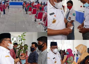 Gubernur Maluku Serahkan Sejumlah Batuan ke Masyarakat Bursel