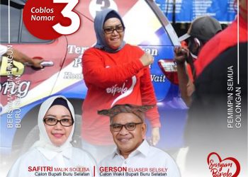 Calon Bupati, Safitri Malik Soulisa Lebih Menonjol Dari Dua Calon Bupati Lainnya