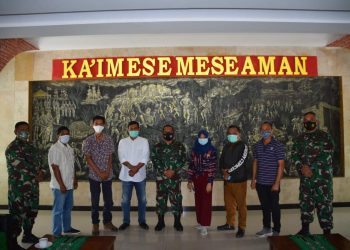 Danrem 151/Binaiya Terima Kunjungan Komunitas Gerakan Sayang Maluku (GSM)