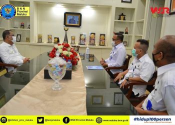 Walikota Ambon Terima Kunjungan Kerja Kepala BNNP Maluku