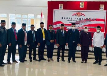 DPRD Bursel Paripurna Pengesahan Bupati dan Wakil Bupati Terpilih Periode 2021-2026