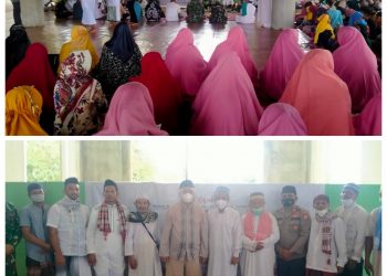 Doa Syukuran SMS-GES,  Tagop Beri Santunan Pada Anak Yatim Di Kota Namrole