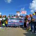 DLH Bursel Bersama AMGPM RTL Himbau Warga Tidak Buang Sampah Di Laut dan Sungai