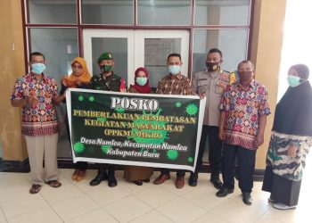 Kodim 1506/Namlea Galakkan Pembentukan Posko PPKM di Desa