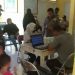 Danramil Monitoring Imunisasi Vaksin Covid di Waplau
