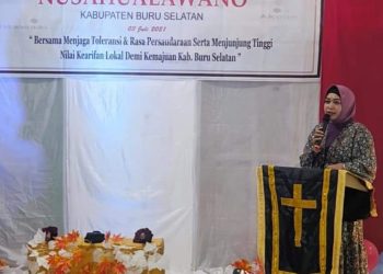 Ini Pesan Bupati Bursel Saat HUT ke-1 Nusahulawano
