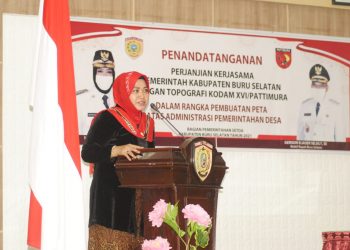 Bupati Bursel Canangkan Tapal Batas Administrasi Desa, Ini Pesannya