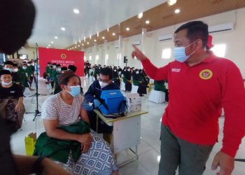 BIN Peduli Pesantren Lakukan Vaksinasi Untuk Santri di Kresek, Kab.Tangerang