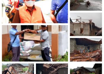 Korban Bencana Alam di Desa Waisili dan Waeteba Terima Bantuan