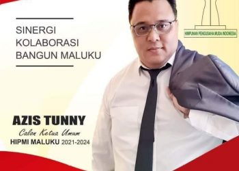 Azis Tunny Terpilih jadi Ketua HIPMI Maluku Periode 2021-2024