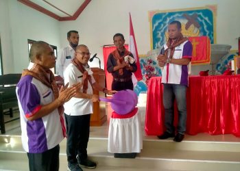 Gerson Selsily Buka Kegiatan PKJM AMGPM Bursel, Ini Pesannya