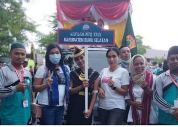 Kontingen Bursel Ikut Pawai Ta’aruf MTQ Ke XXIX