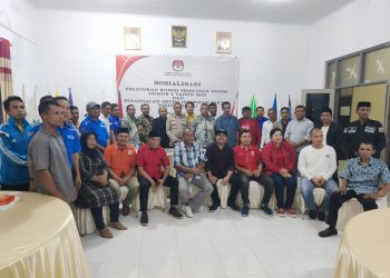 KPU Bursel Gelar Sosialisasi PKPU Nomor 4/2022