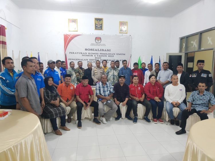 KPU Bursel Gelar Sosialisasi PKPU Nomor 4/2022