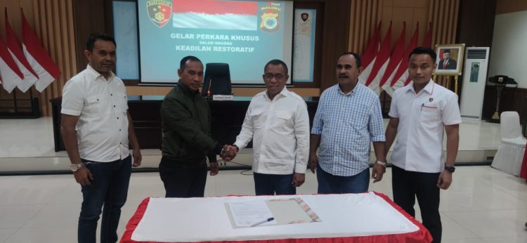 Berdamai, Kasus Penghinaan Dengan Tersangka Ramli Umasugi Dihentikan Polda Maluku