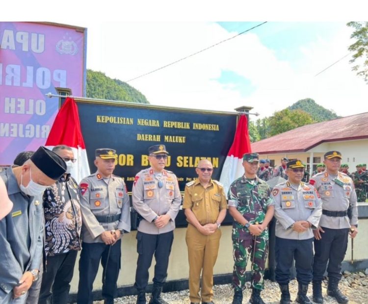 Polres Bursel Diresmikan Wakapolda Maluku