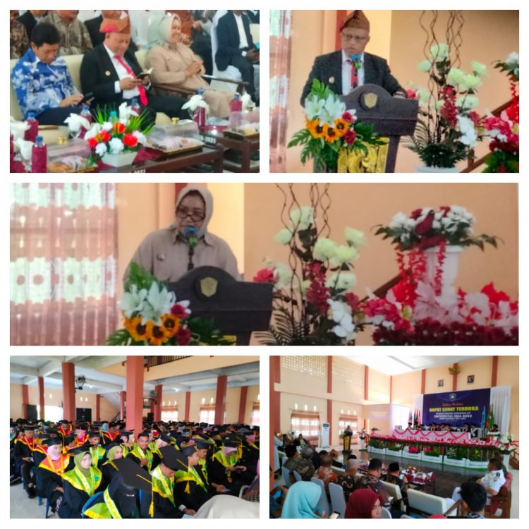 Sekda Maluku Bersama Bupati Bursel Dan Bupati Buru Hadiri Wisuda 225 Mahasiswa Sarjana Iqra Buru