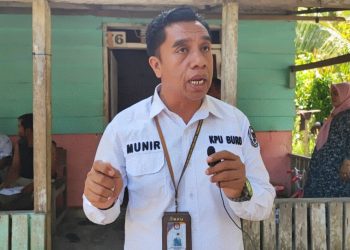 Dalam rangka Verfak, KPU Buru Masuk Desa