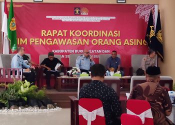 Perkuat Pengawasan Orang Asing Di Bursel, Kanim Ambon Gelar Rakor Timpora
