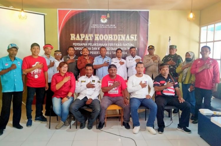 KPU Bursel Gelar Rakor Jelang Tahapan Verifikasi Faktual  Pemilu 2024, Ini Pesannya