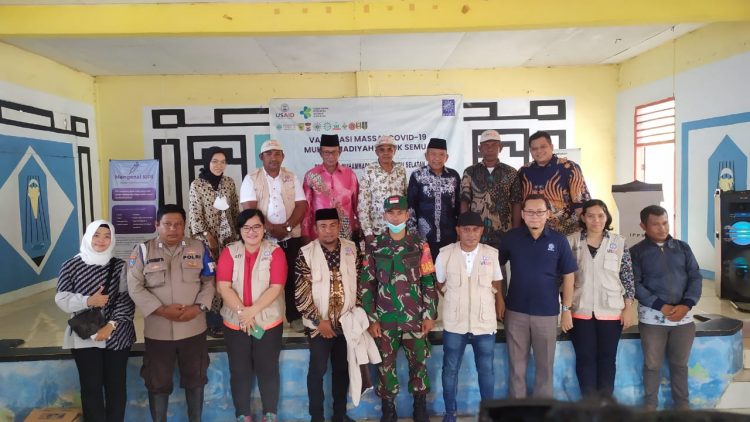 Didukung Kemenkes RI, USAID, MPKU dan  PD Pemuda Muhammadiyah Bursel Gelar Vaksinasi Massal Tahap II