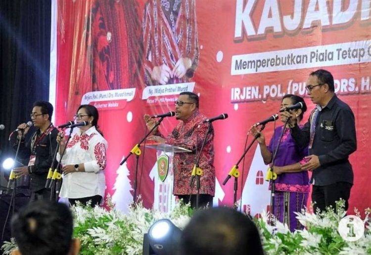 Sebanyak 22 grup vokal ikut lomba lagu Natal Piala Gubernur Maluku 2022