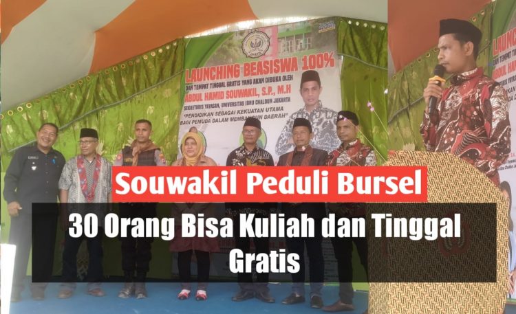 Peduli Pendidikan, Warga Bursel Dijatahi Beasiswa Kuliah Gratis