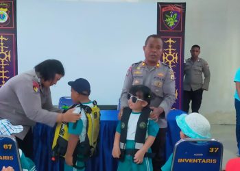 Puluhan Siswa PAUD Terpadu Fast Start Antusias Kunjungi Markas Dit Polairud Polda Maluku 