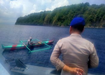 Patroli Laut, Anggota Dit Polairud Maluku Himbau Nelayan Jaga Keselamatan Saat Melaut