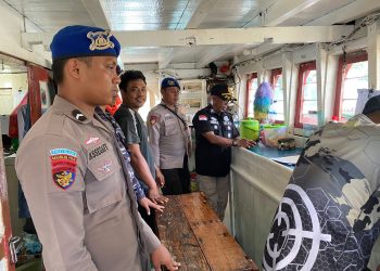 Tim Dit Polairud Polda Maluku Bersinergi Dengan PSDKP Dan TNI AL Gelar Operasi Perairan Laut Banda