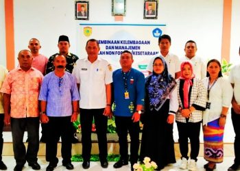 Disdik Bursel Gelar Pembinaan Menejemen Sekolah Bagi SKB Dan PKBM