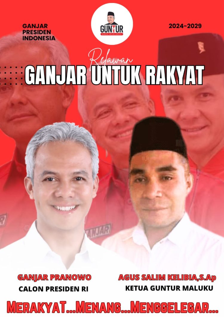 Relawan Guntur Maluku Nyatakan Satu Komando Menangkan Ganjar