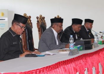 DPRD BurseL Gelar Paripurna Menerima LKPJ Bupati Tahun 2022
