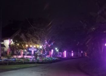 Warga Wailela Ambon hiasi jalanan jelang Paskah 2023