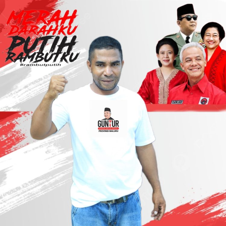Ketua Relawan Guntur Dukung Barnabas Orno sebagai Calon Gubernur Maluku 2024