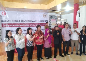 Anggota DPR RI Mercy Bareds Bersama BRIN Gelar Sosialiasi Literasi Digital Di Bursel