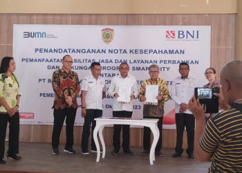 Pemda Bursel Dan BNI Kerjasama Perbankan Dan Smart City Dalam Peningkatan PAD