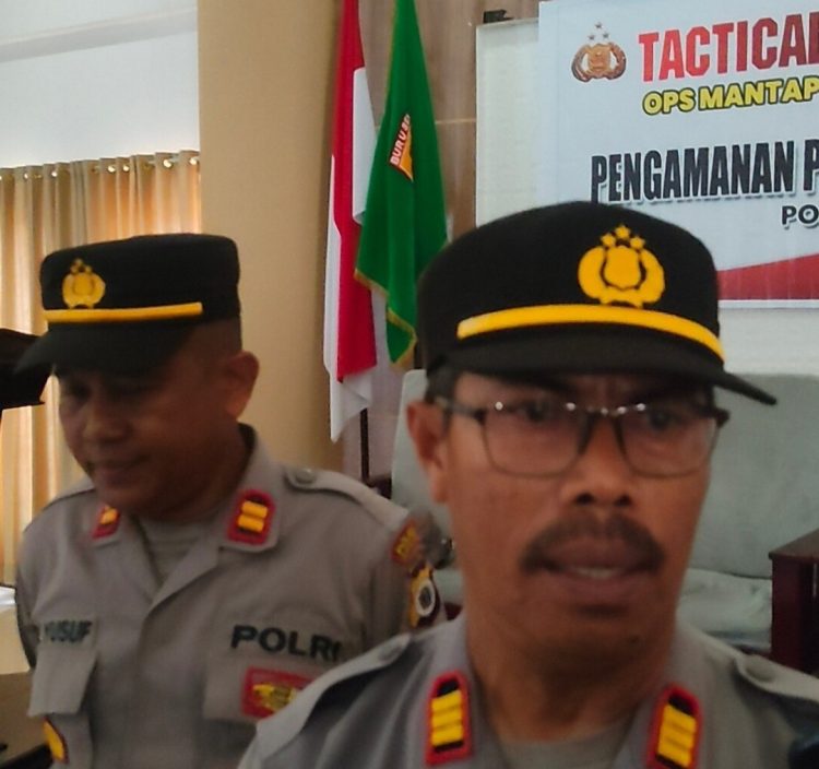 Polres Bursel Gelar Tactical Floor Game Pengamanan Pemilu 2024
