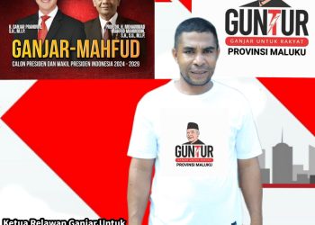 Relawan Guntur Maluku Optimis Ganjar Menang Satu Putaran Di Pilpres 2024
